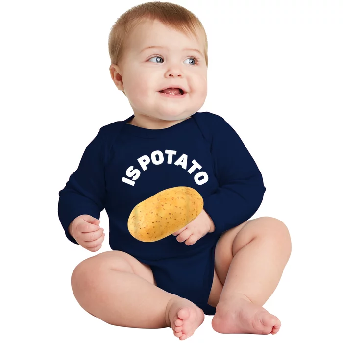 Is Potato Funny Tee As Seen On Late Night Baby Long Sleeve Bodysuit