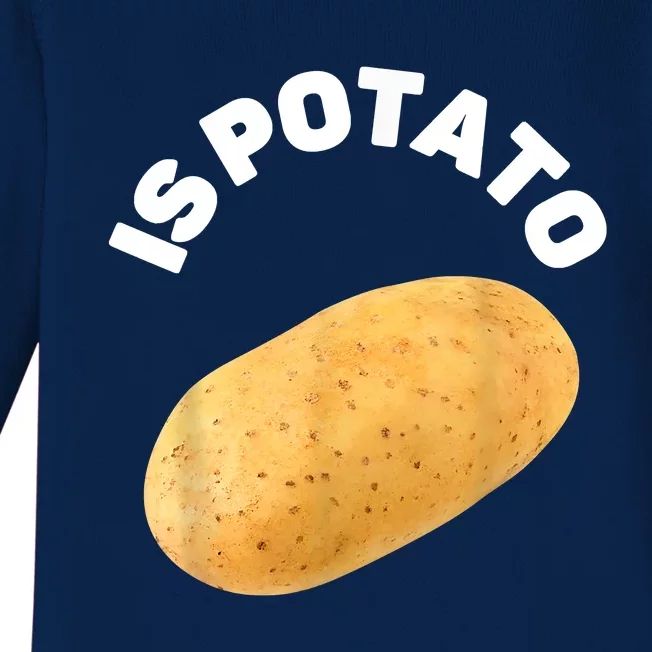 Is Potato Funny Tee As Seen On Late Night Baby Long Sleeve Bodysuit