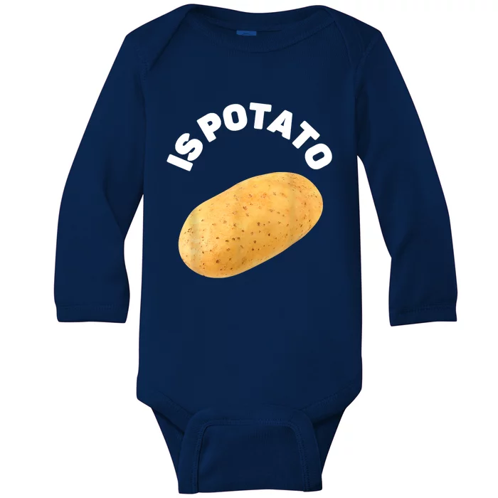 Is Potato Funny Tee As Seen On Late Night Baby Long Sleeve Bodysuit