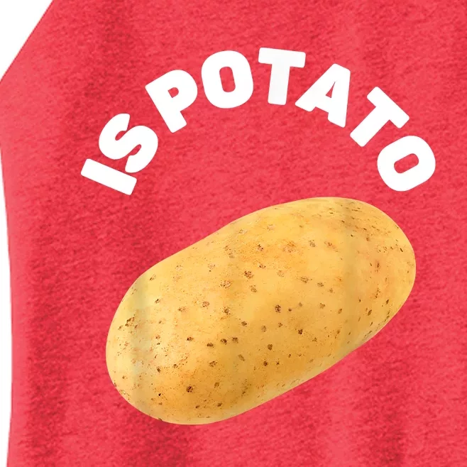 Is Potato Funny Tee As Seen On Late Night Women’s Perfect Tri Rocker Tank