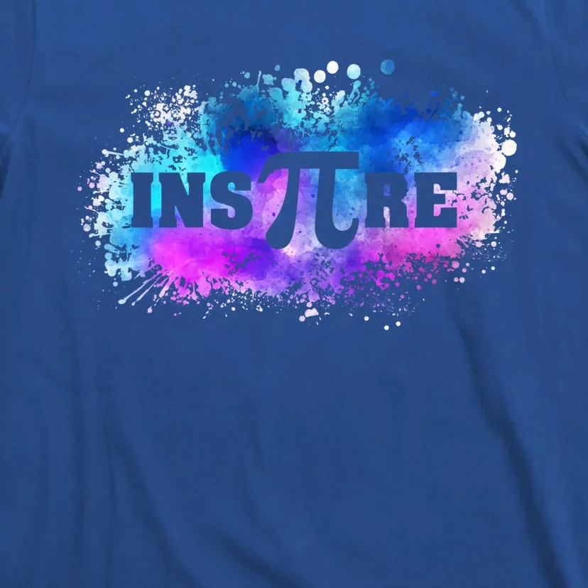 Inspire Pi Gift I Math Teacher Pi Day Gift T-Shirt