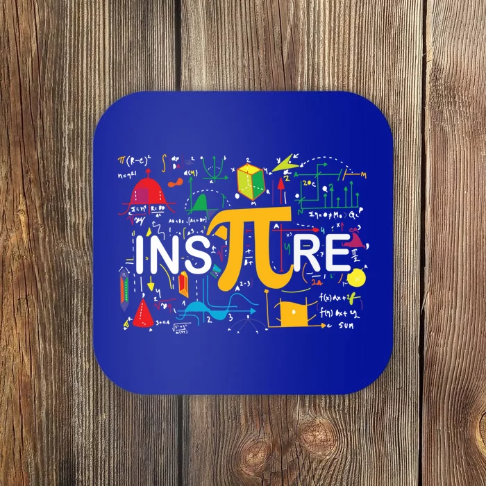 Inspire Pi Gift 3 14 Math Teacher Pi National Day Funny Gift Coaster