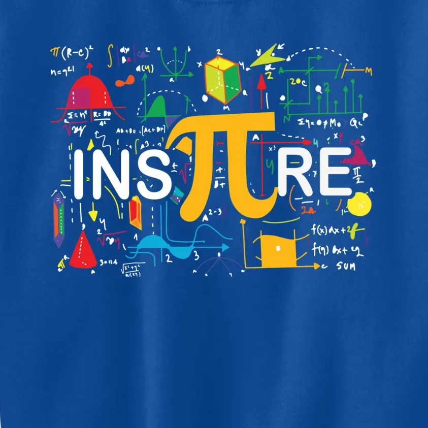 Inspire Pi Gift 3 14 Math Teacher Pi National Day Funny Gift Kids Sweatshirt