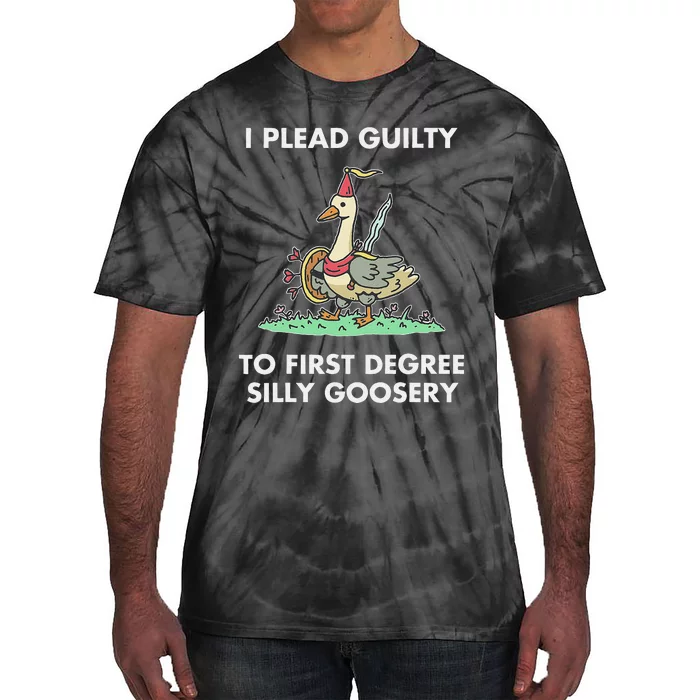 I Plead Guilty To F.I.R.S.T Degree Silly Goosery Apparel Tie-Dye T-Shirt