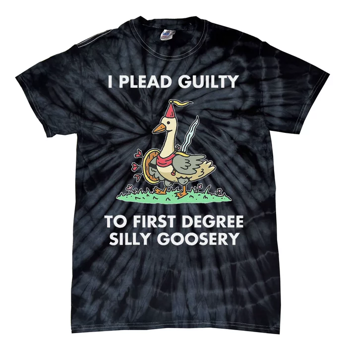 I Plead Guilty To F.I.R.S.T Degree Silly Goosery Apparel Tie-Dye T-Shirt