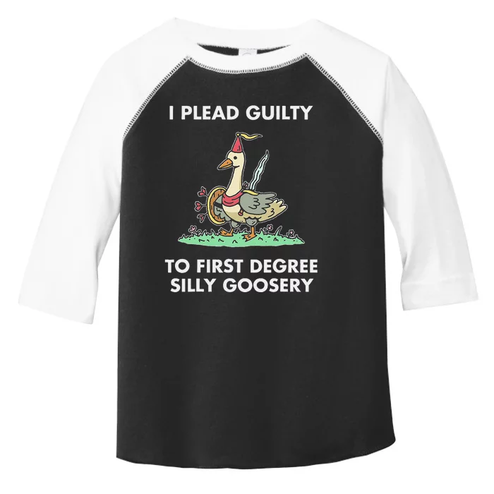 I Plead Guilty To F.I.R.S.T Degree Silly Goosery Apparel Toddler Fine Jersey T-Shirt