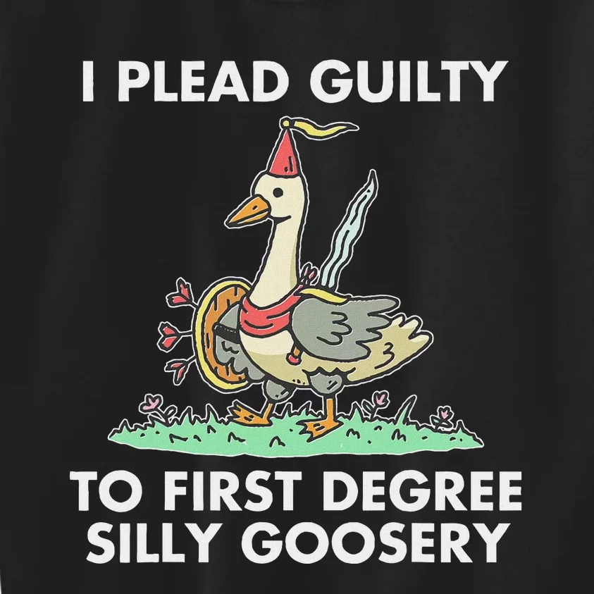 I Plead Guilty To F.I.R.S.T Degree Silly Goosery Apparel Kids Sweatshirt