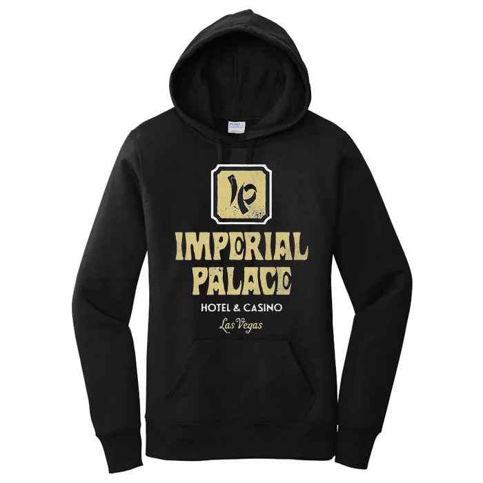 Imperial Palace Hotel Casino Vintage Sign Retro Las Vegas Women's Pullover Hoodie