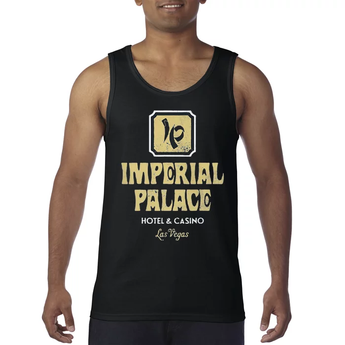 Imperial Palace Hotel Casino Vintage Sign Retro Las Vegas Tank Top