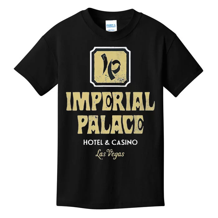 Imperial Palace Hotel Casino Vintage Sign Retro Las Vegas Kids T-Shirt