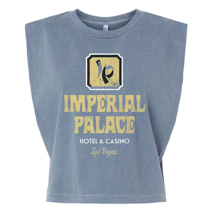 Imperial Palace Hotel Casino Vintage Sign Retro Las Vegas Garment-Dyed Women's Muscle Tee