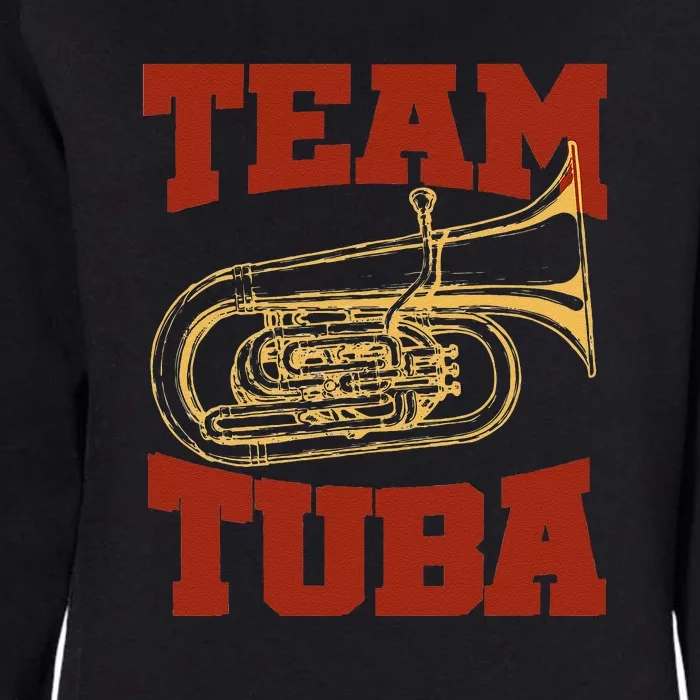 I Play Heavy Metal Tuba Player & Marching Band Womens California Wash Sweatshirt