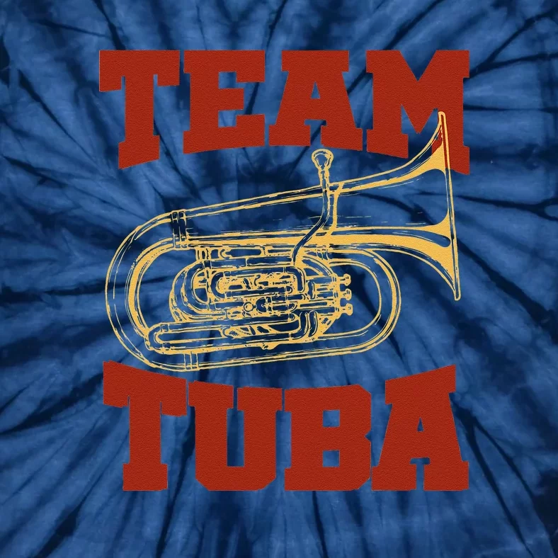 I Play Heavy Metal Tuba Player & Marching Band Tie-Dye T-Shirt