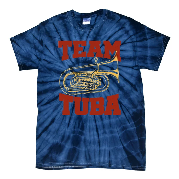 I Play Heavy Metal Tuba Player & Marching Band Tie-Dye T-Shirt