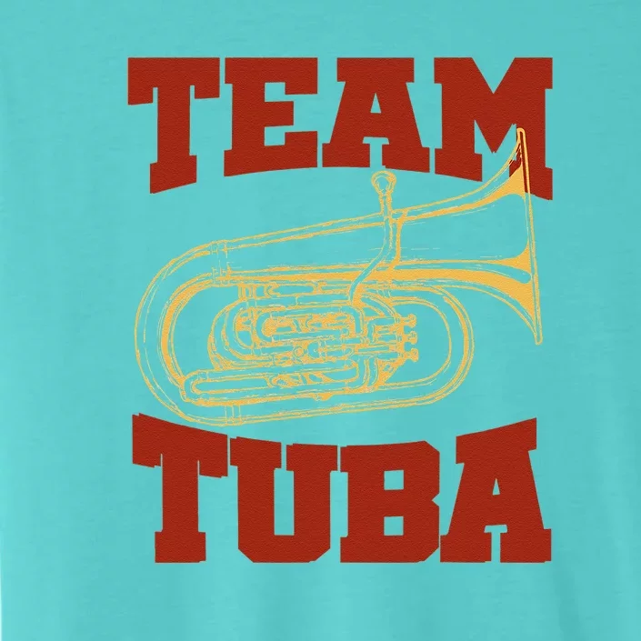 I Play Heavy Metal Tuba Player & Marching Band ChromaSoft Performance T-Shirt