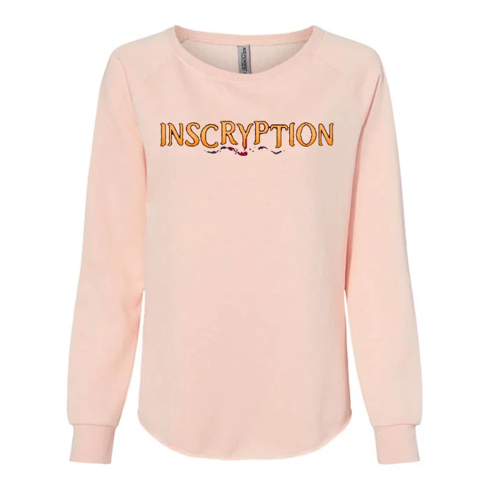 Inscryption Psychological Horror Card Game Halloween Scary Womens California Wash Sweatshirt