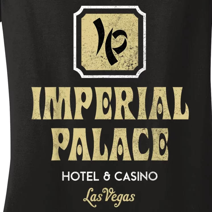 Imperial Palace Hotel And Casino Women's V-Neck T-Shirt