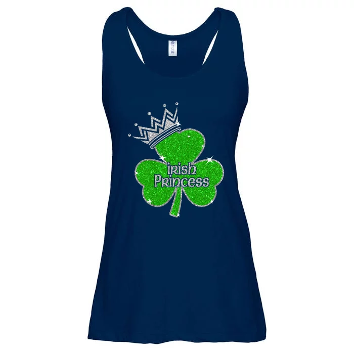 Irish Princess Happy St Patricks Day Shamrock Ladies Essential Flowy Tank