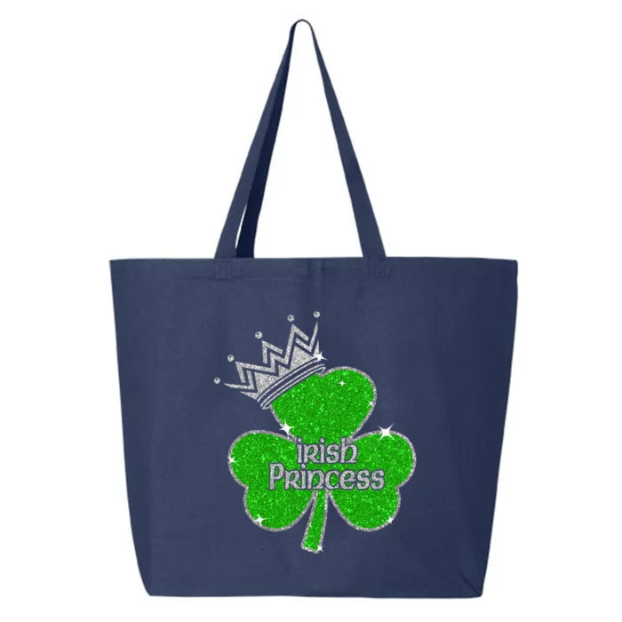 Irish Princess Happy St Patricks Day Shamrock 25L Jumbo Tote