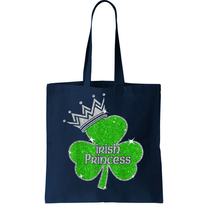 Irish Princess Happy St Patricks Day Shamrock Tote Bag