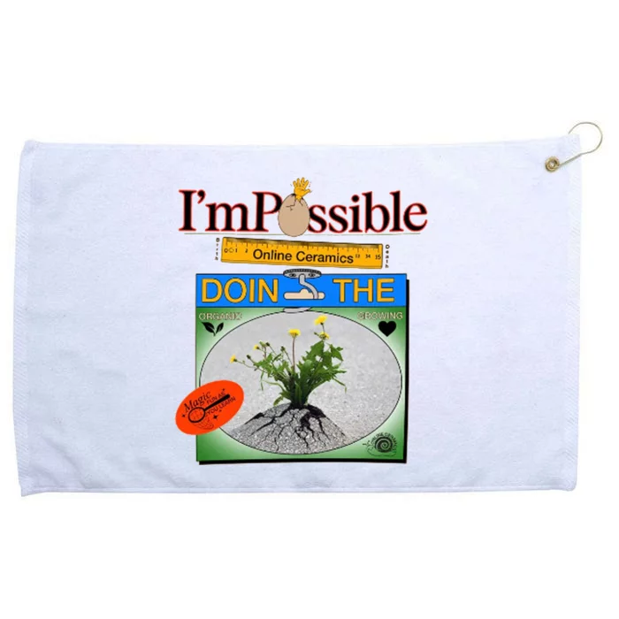 IM POSSIBLE Grommeted Golf Towel