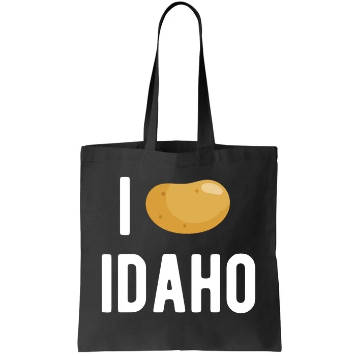 Idaho Potato I Love Vegetable Funny State Of Idaho Potatoes Tote Bag