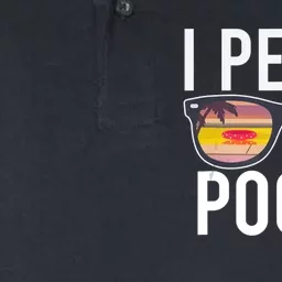 I Pee In Pools Softstyle Adult Sport Polo