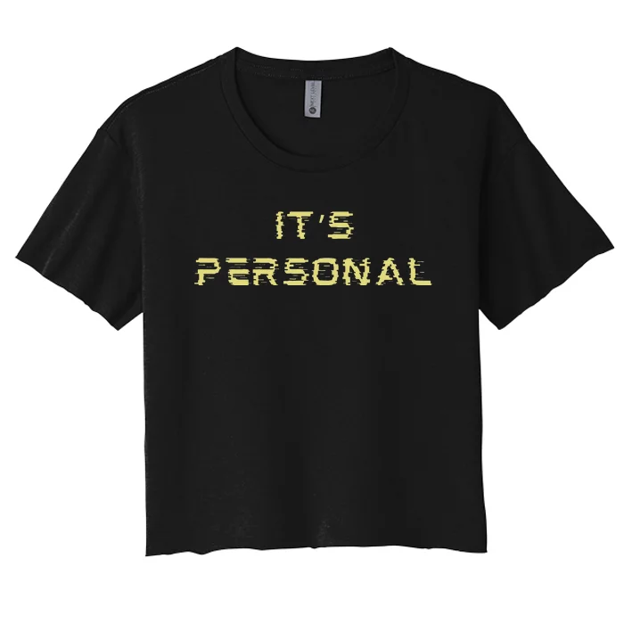 Its Personal Women's Crop Top Tee