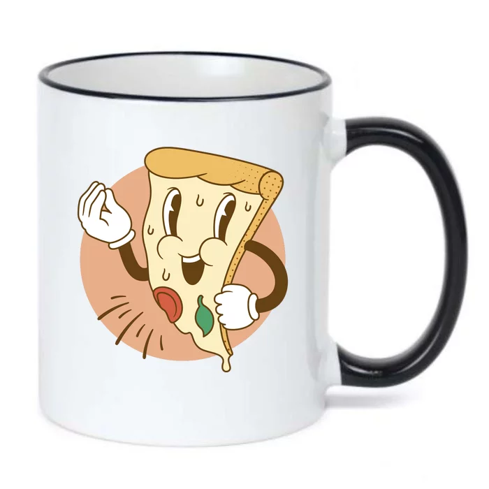 Italian Pizza Black Color Changing Mug