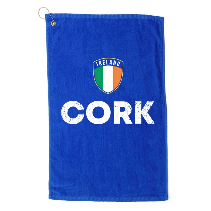 Ireland Pride Irish Roots Cork Gift Platinum Collection Golf Towel