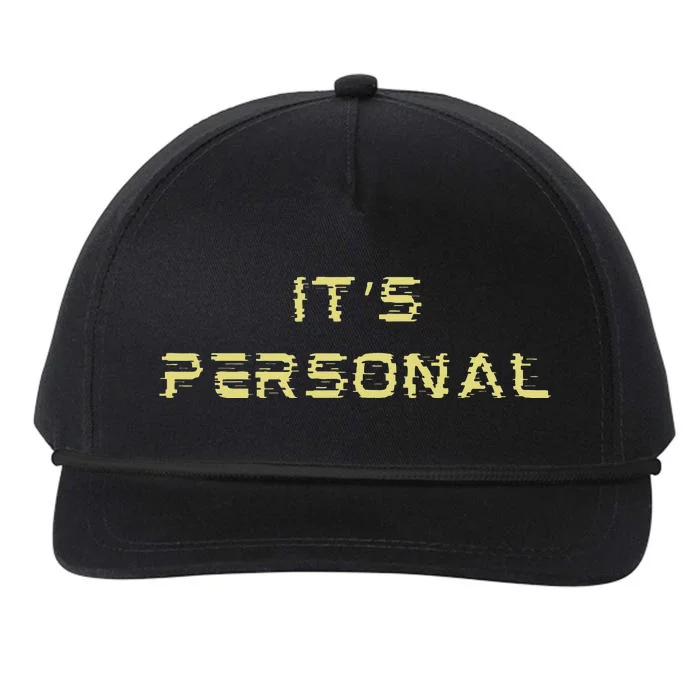 Its Personal Snapback Five-Panel Rope Hat