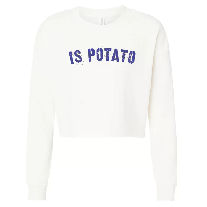 Is Potato Cropped Pullover Crew