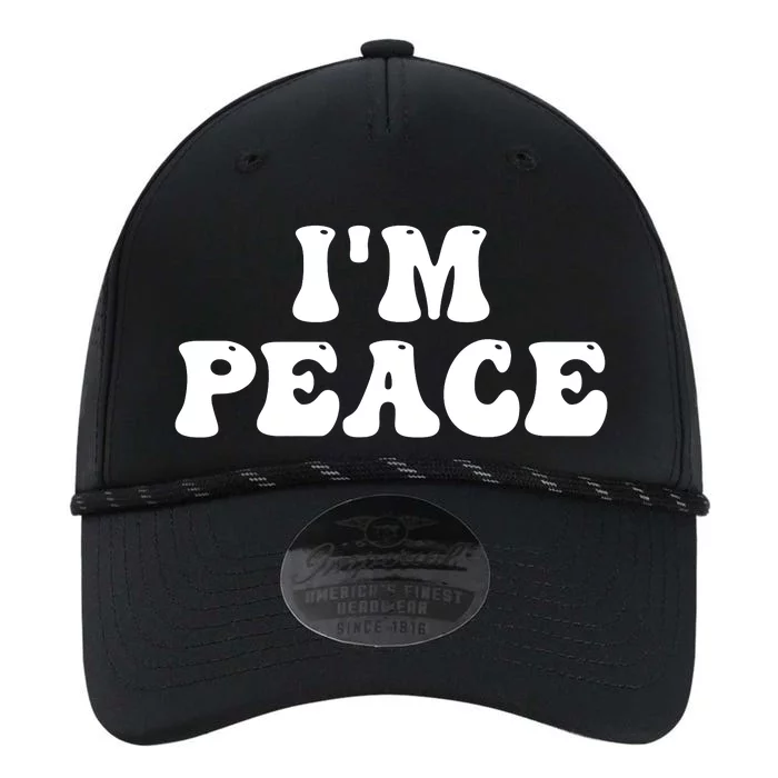 I'M PEACE - I COME IN PEACE Funny Couple's Matching A Performance The Dyno Cap