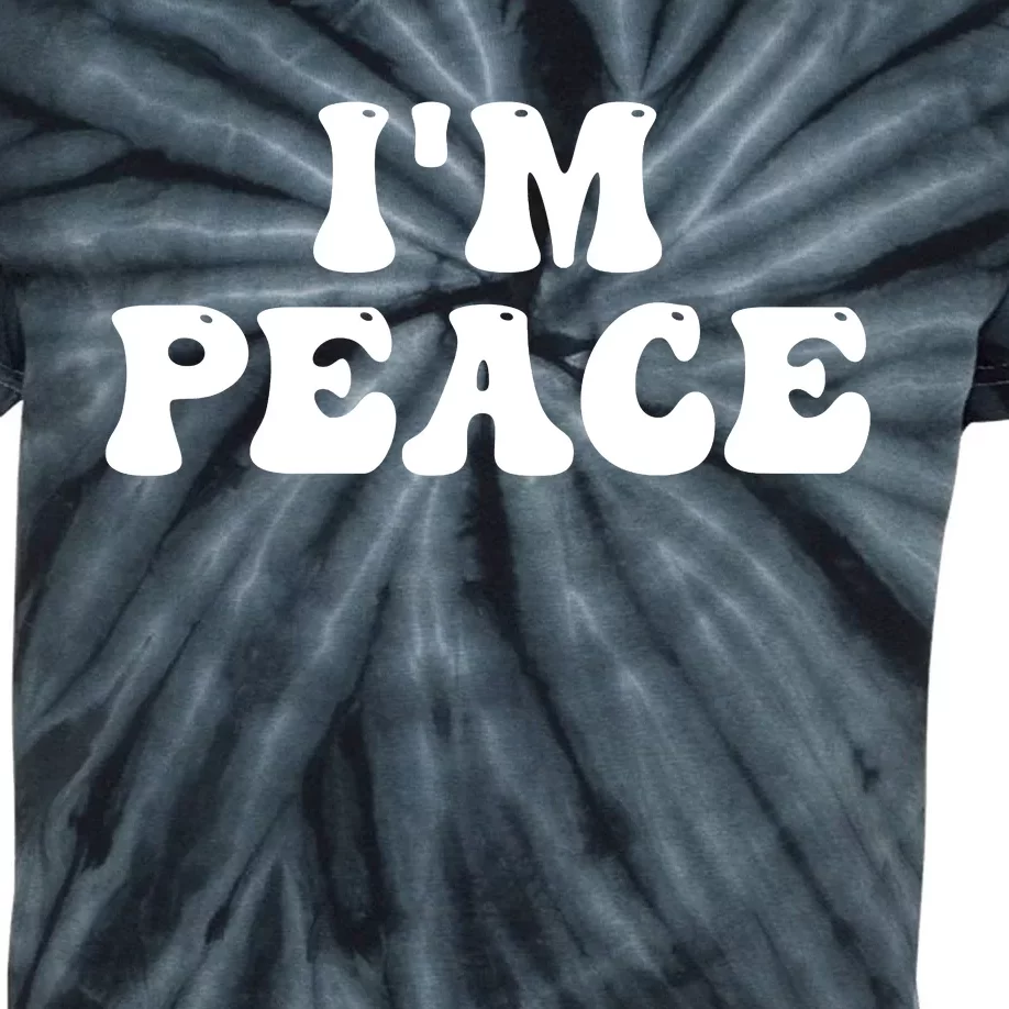 I'M PEACE - I COME IN PEACE Funny Couple's Matching A Kids Tie-Dye T-Shirt