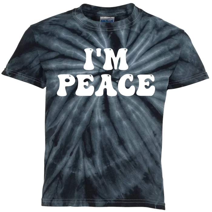 I'M PEACE - I COME IN PEACE Funny Couple's Matching A Kids Tie-Dye T-Shirt