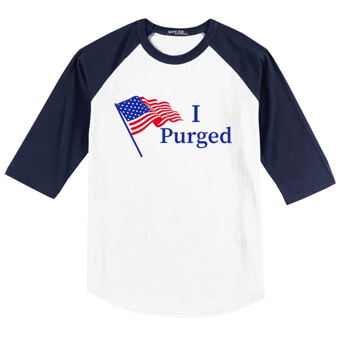 I Purged Baseball Sleeve Shirt