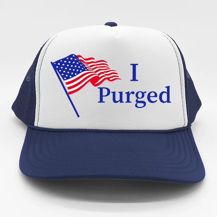 I Purged Trucker Hat