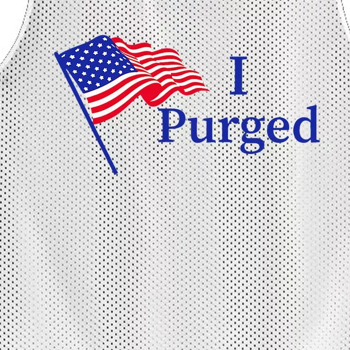 I Purged Mesh Reversible Basketball Jersey Tank