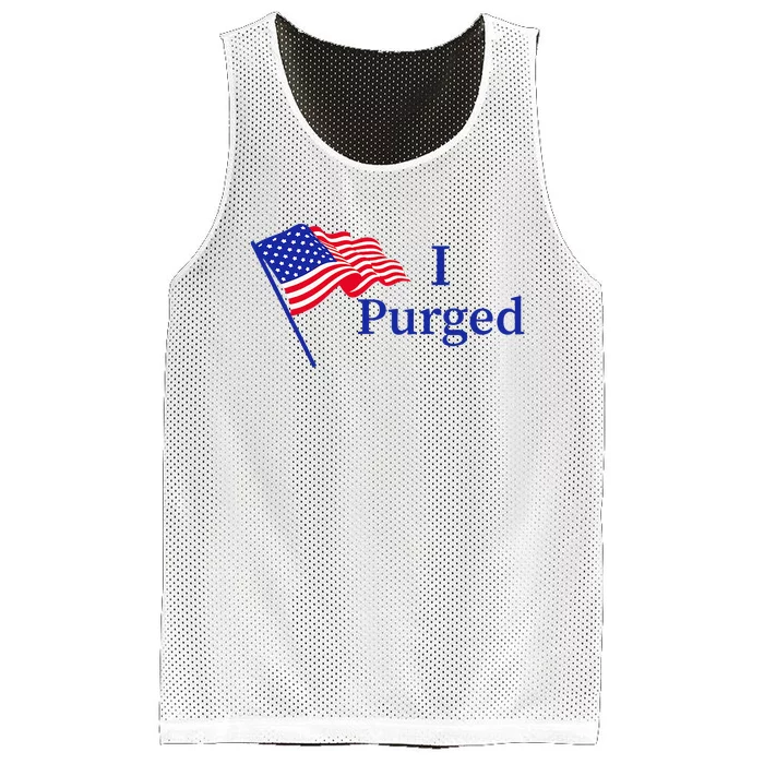 I Purged Mesh Reversible Basketball Jersey Tank