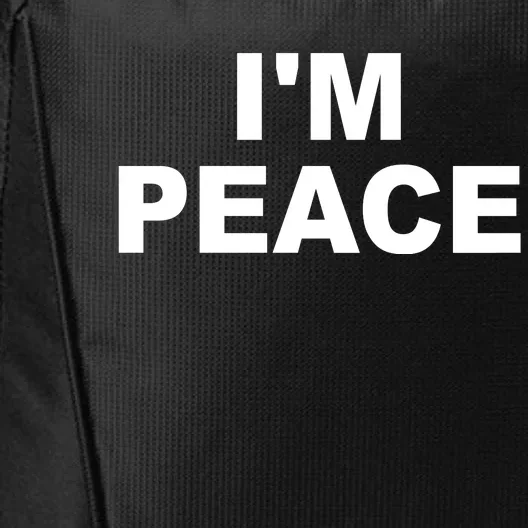 I'm Peace City Backpack