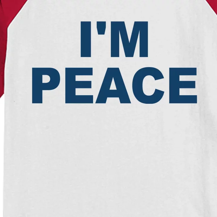 I'm Peace Kids Colorblock Raglan Jersey