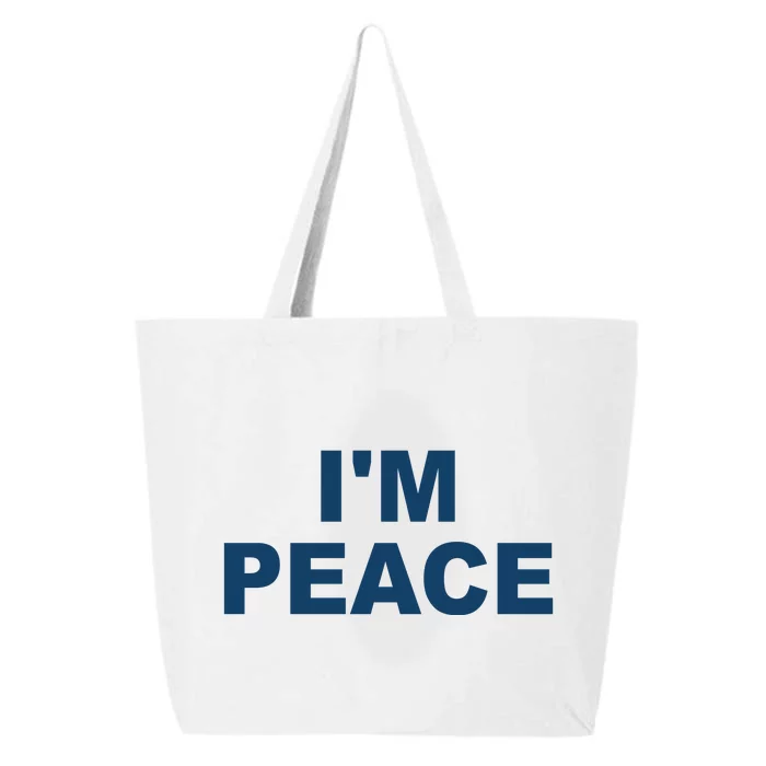 I'm Peace 25L Jumbo Tote