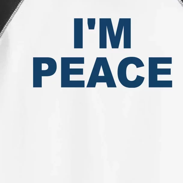 I'm Peace Toddler Fine Jersey T-Shirt