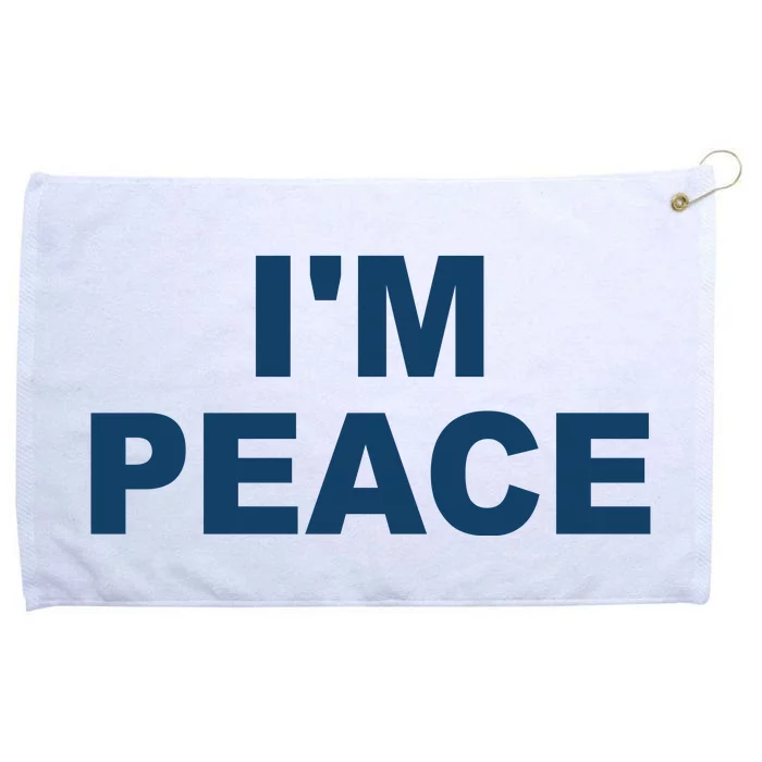 I'm Peace Grommeted Golf Towel