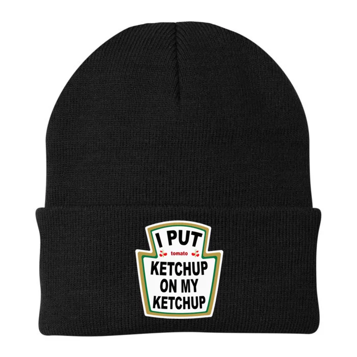 I Put K.E.T.Ch.U.P On Funny Tomato Knit Cap Winter Beanie