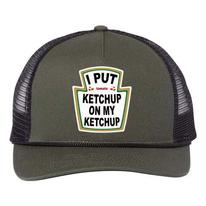 I Put K.E.T.Ch.U.P On Funny Tomato Retro Rope Trucker Hat Cap