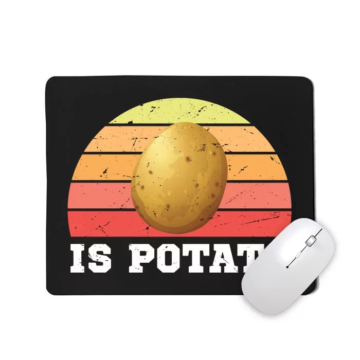 Is Potato Late Show Retro Vintage Colbert Mousepad