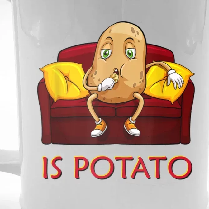 Is Potato Late Night Show Funny IS POTATO Front & Back Beer Stein