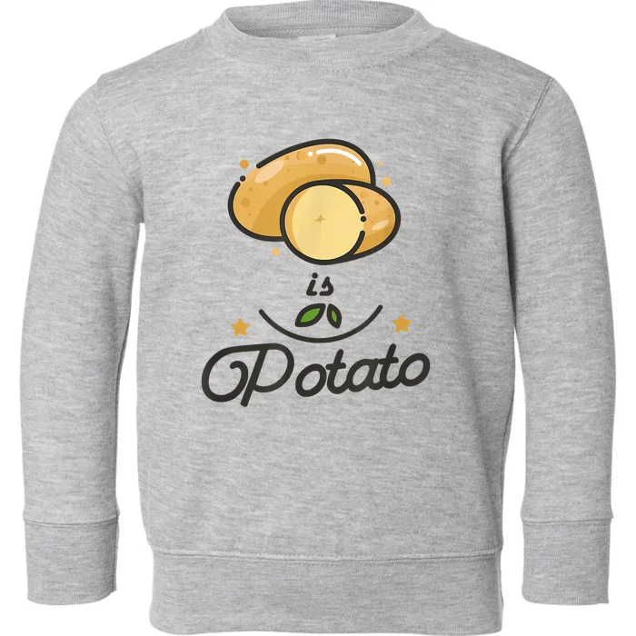 Is Potato Late Night Show Funny Toddler Sweatshirt