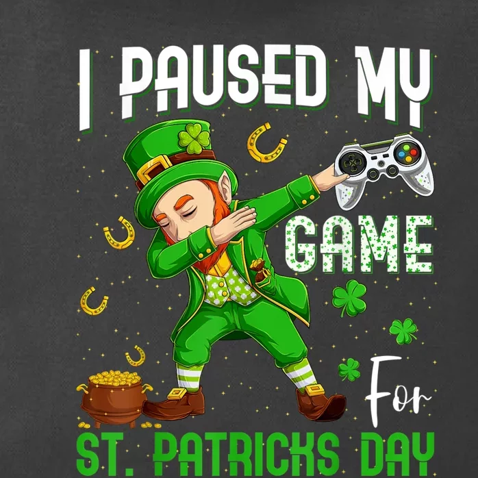 I Paused My Game For St Patricks Day Dabbing Leprechaun Zip Tote Bag